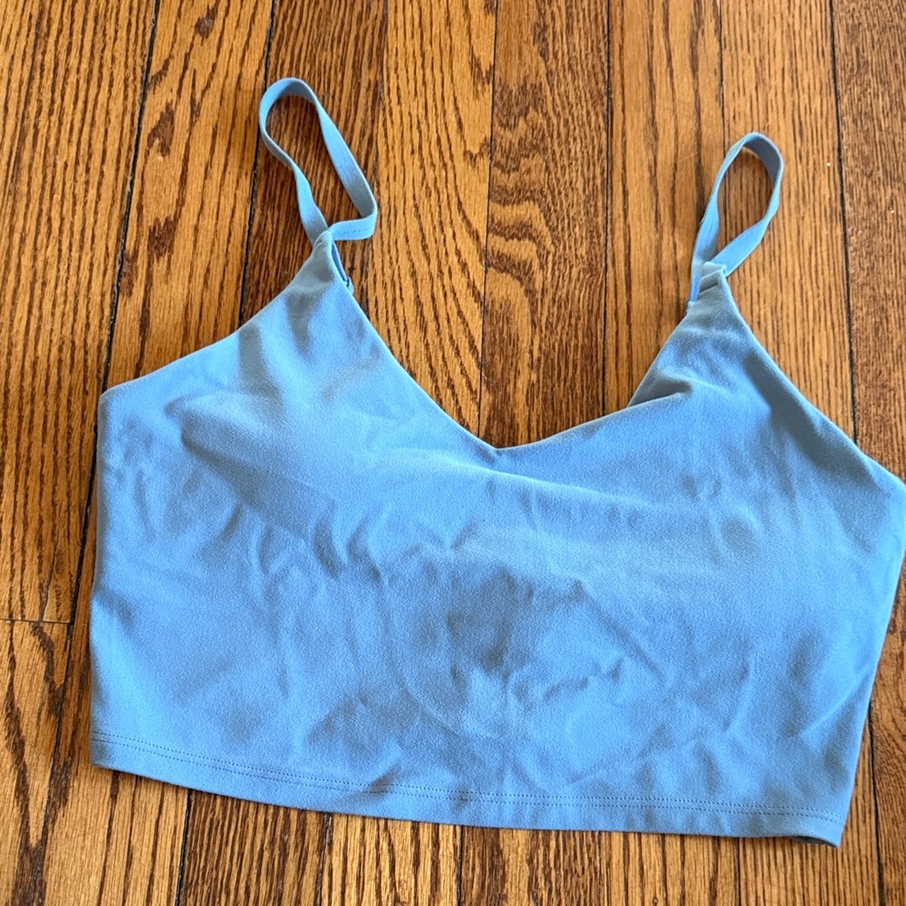 Athleta Blue Crop Top A-C